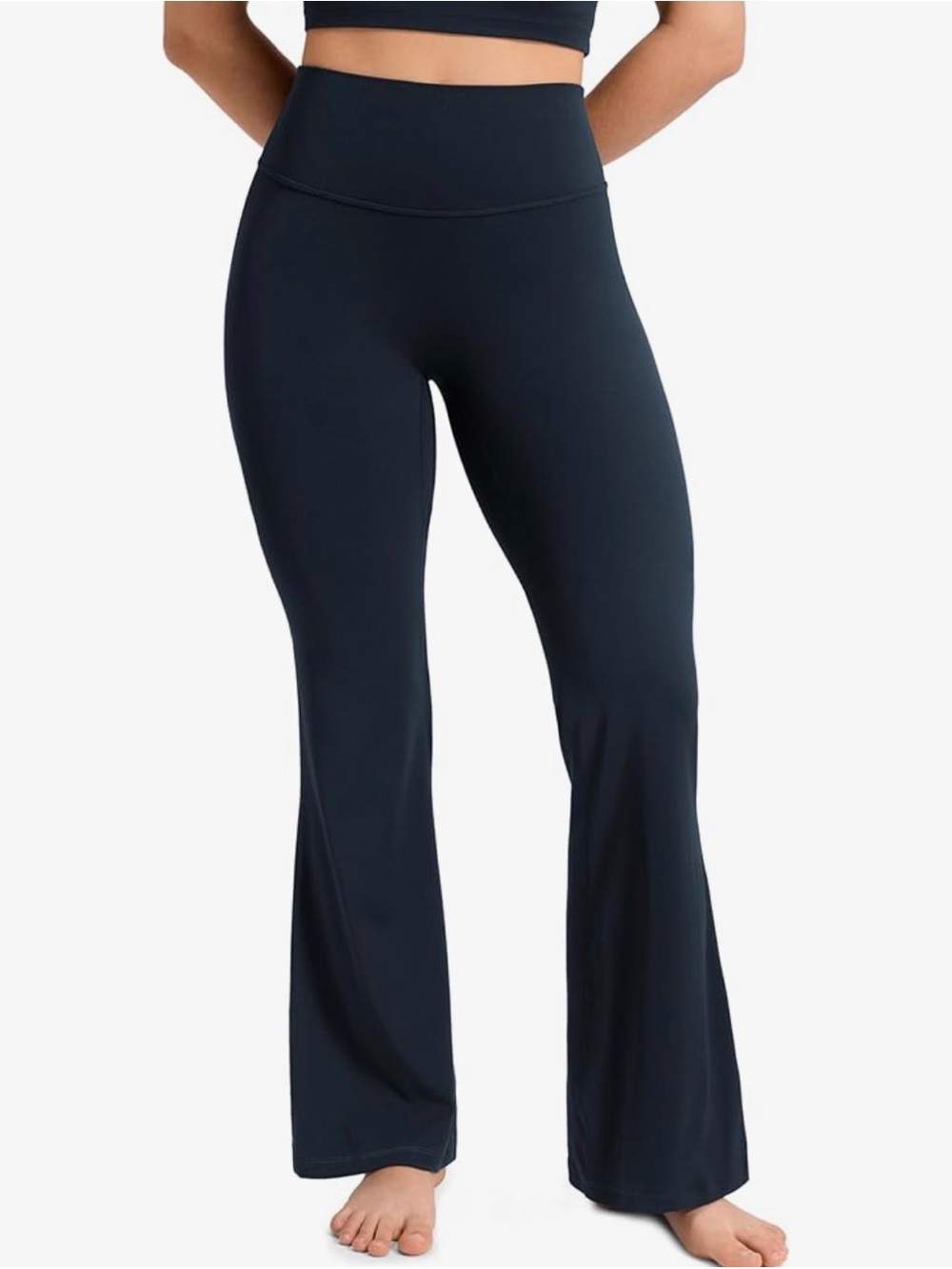 CRZ YOGA High-Waist Flare Pants - True Navy